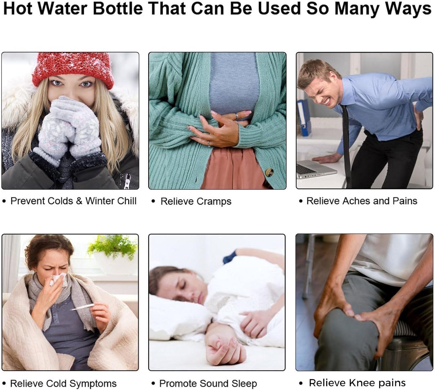 imageHomeTop Premium Classic Rubber Hot Water Bottle PurplePurple