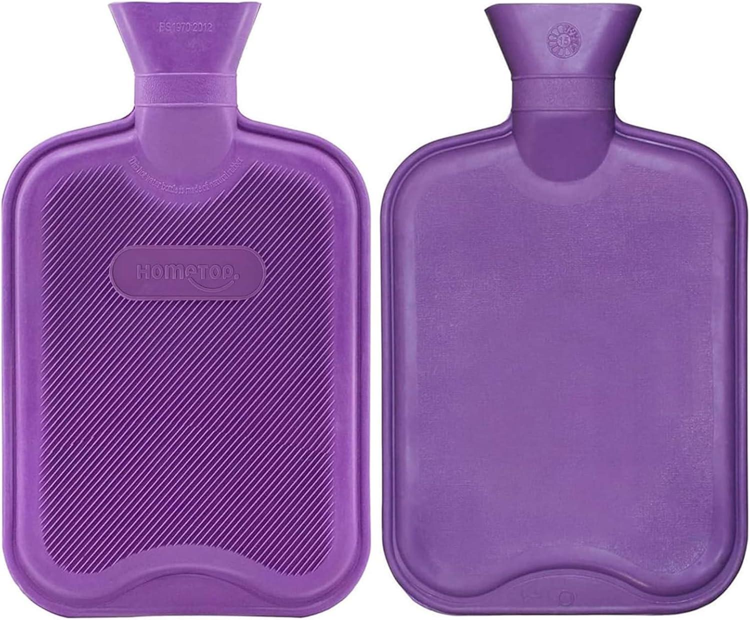 imageHomeTop Premium Classic Rubber Hot Water Bottle PurplePurple