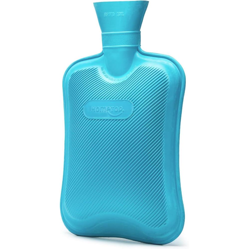imageHomeTop Premium Classic Rubber Hot Water Bottle PurpleBlue