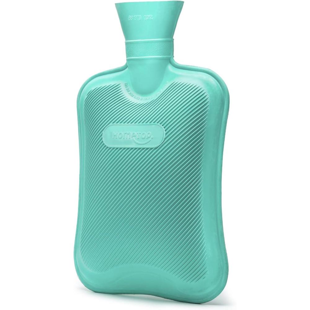 imageHomeTop Premium Classic Rubber Hot Water Bottle PurpleMint Green